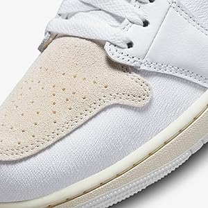 Air Jordan 1 Mid SE ホワイト/ブラウン 高トップ Amazon | [ナイキ] エア ジョーダン 1 ミッド SE クラフト AIR