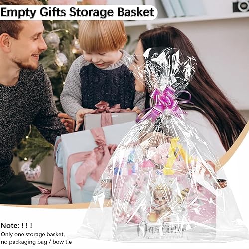 Vista 77 de Cestas de almacenamiento con asas, cubo de almacenamiento rectangular de tela rectangular plegable de juguetes para armario, estantes, lavandería, C