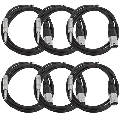 Miniatura 15 de Seismic Audio SATRXL-M2Black6 - Cable de conexión XLR macho a TRS de 2 pies, color negro