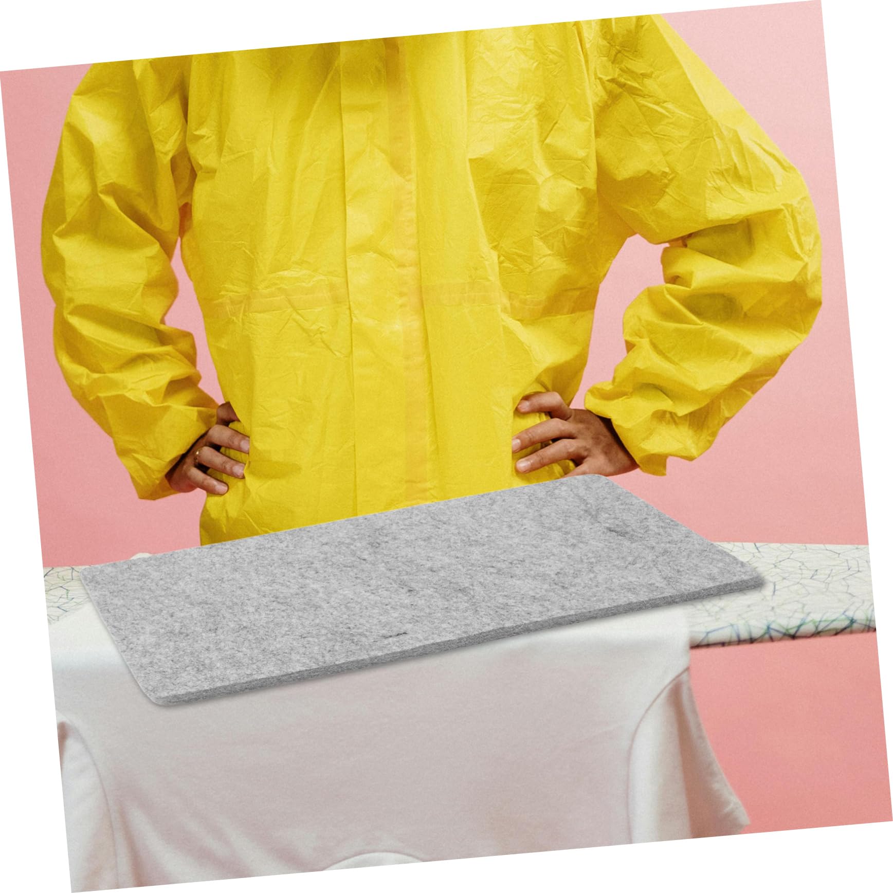 DOITOOL Tappetino per Stirare in Feltro di Lana Morbido e Assorbente, Pad da Stiro Compatto per Abbigliamento, per Trapuntatura e Cucito su Tavolo
