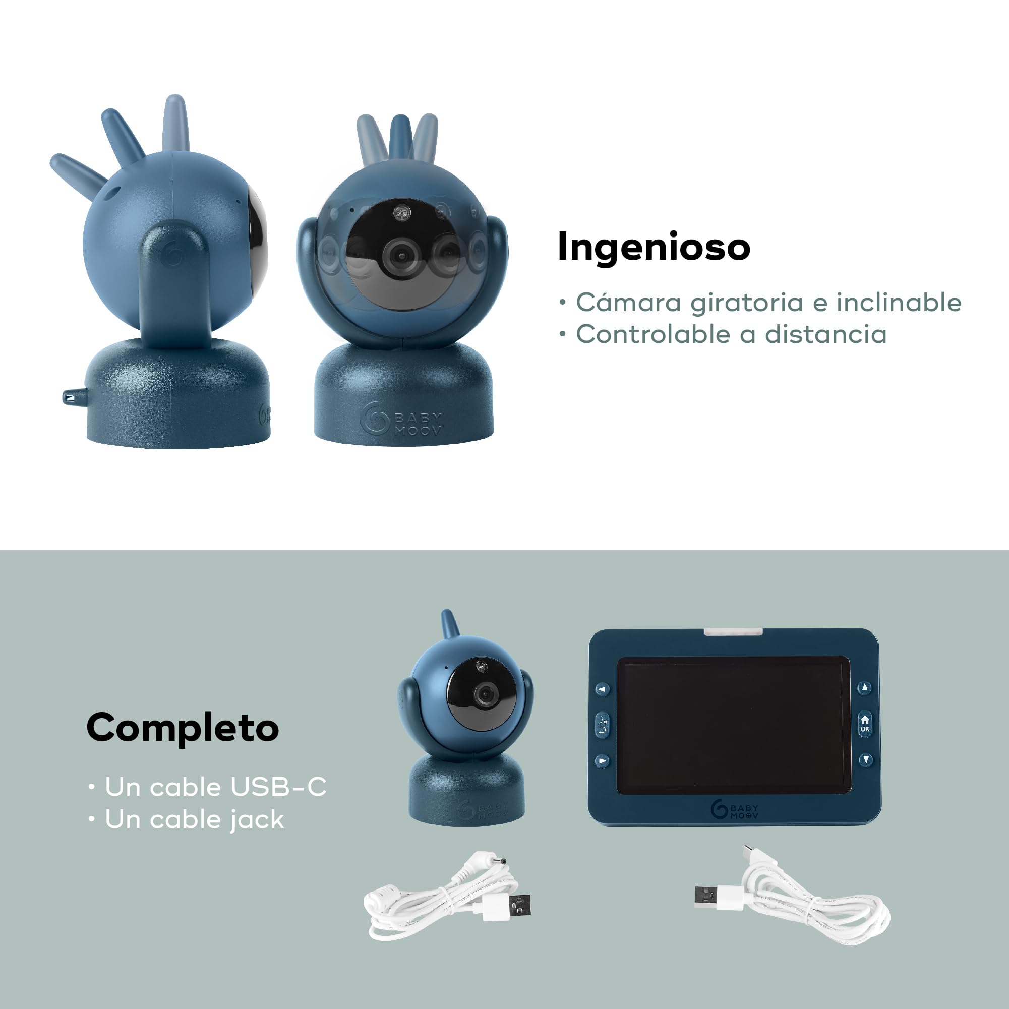 Babymoov Vigilabebés de Vídeo YOO Master+ HD