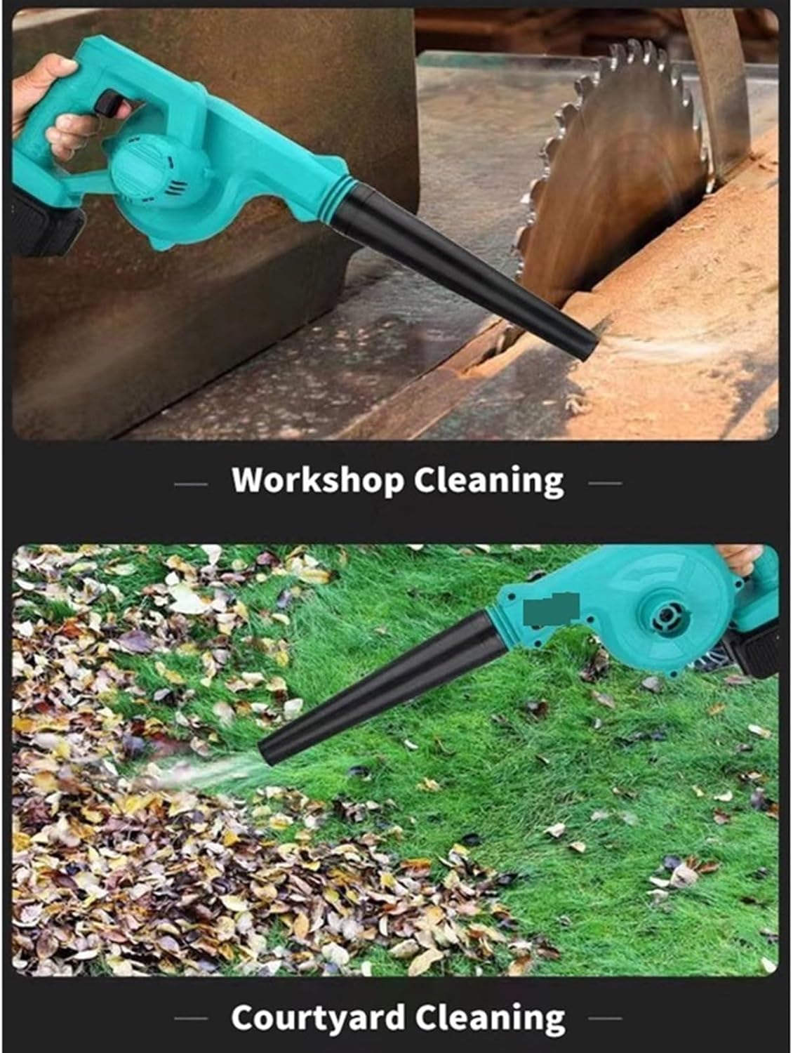 Electric Air Blower Garden Cordless Vacuum Cleaner Dust Computer Collector Handheld Power Tools