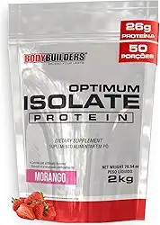 Optimum Isolate Whey Protein Morango 2kg - Bodybuilders