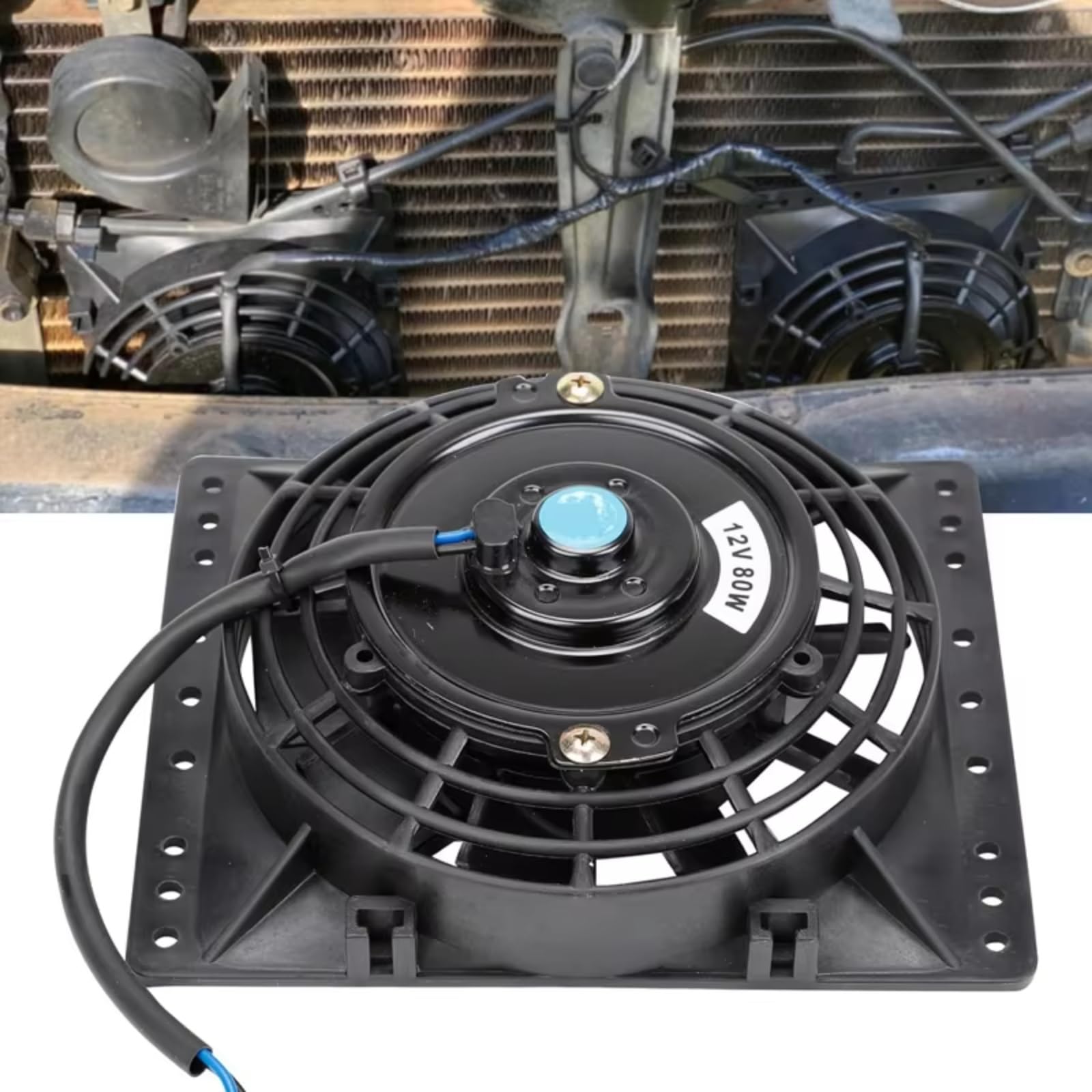 Ventola raffreddamento auto Ventola Raffreddamento Radiatore Da 6 Pollici 12V 80W Sottile Con Meccanismo Pull-push Elettronica Compatibile con Buick