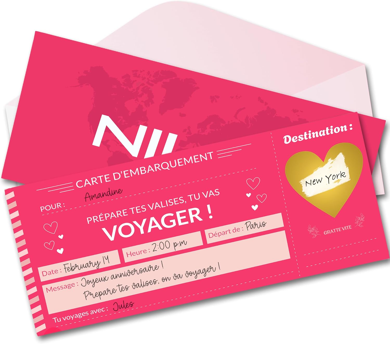 Carte Gratter Voyage Surprise Billet Avion Personnalisable Cadeau carte-gratter-voyage-surprise-billet-avion-personnalisable-cadeau