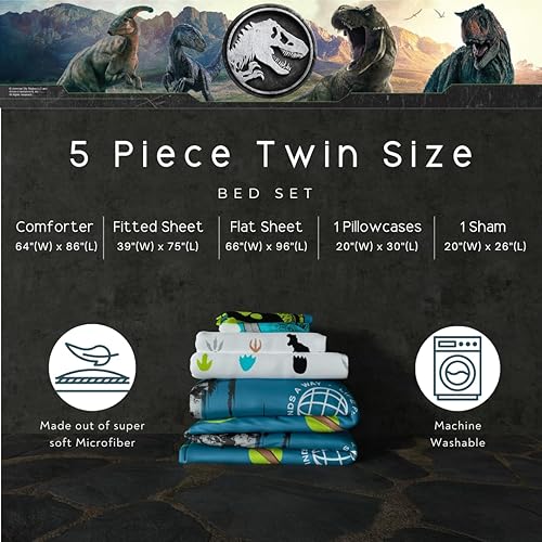 Miniatura 67 de Franco - Juego de edredón y sábanas supersuaves con funda, para niños, 7 piezas, tamaño matrimonial, Five Nights at Freddy's Cinco noches en Freddy's