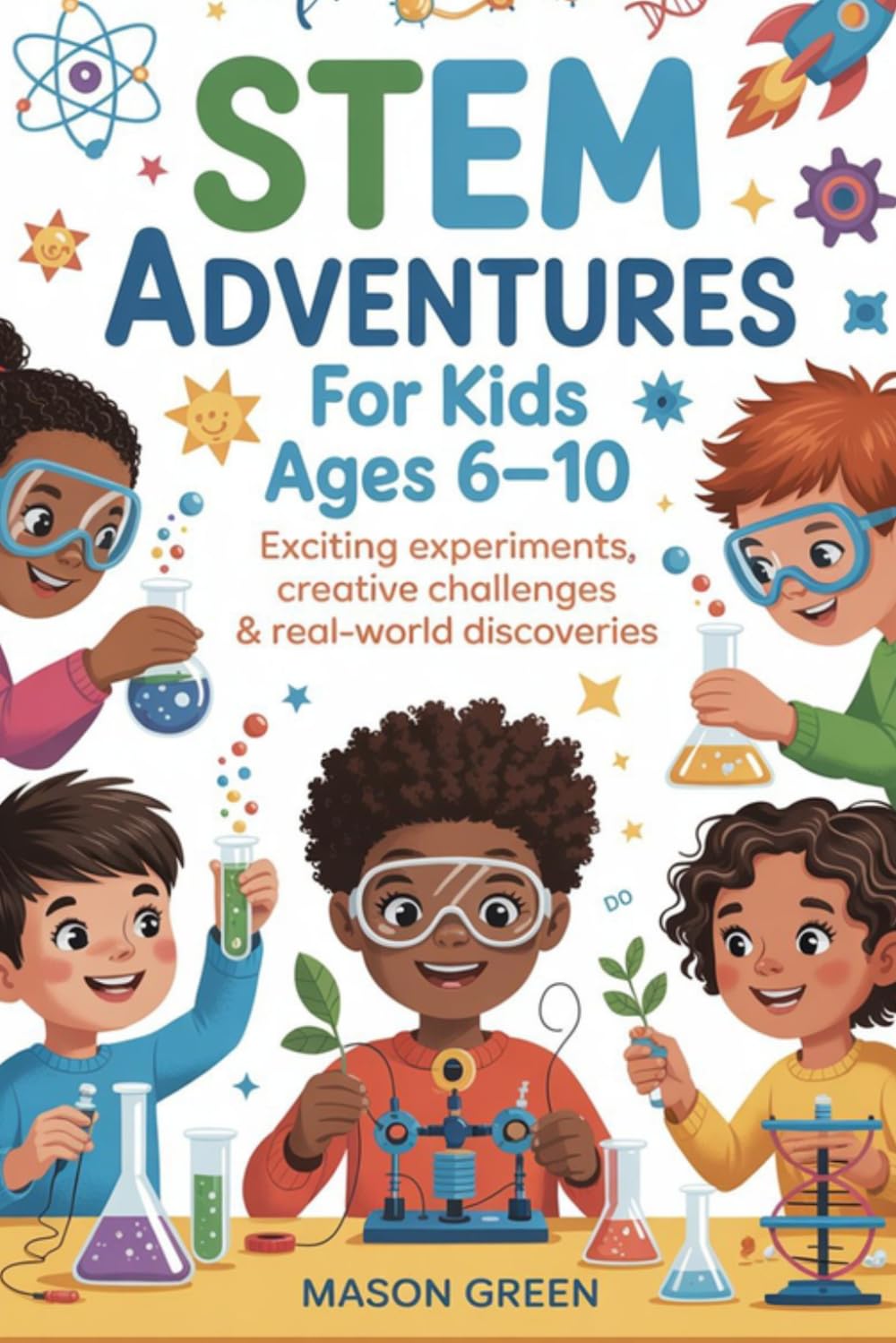 STEM Adventures for Kids Ages 6–10: Exciting Experiments, Creative Challenges & Real-World Discoveries