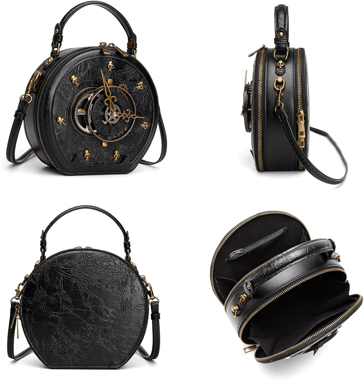 Crossbody Purse and Handbags for Women Gothic Steampunk Retro Small Shoulder Bag Unique Medieval Cosplay Accessories