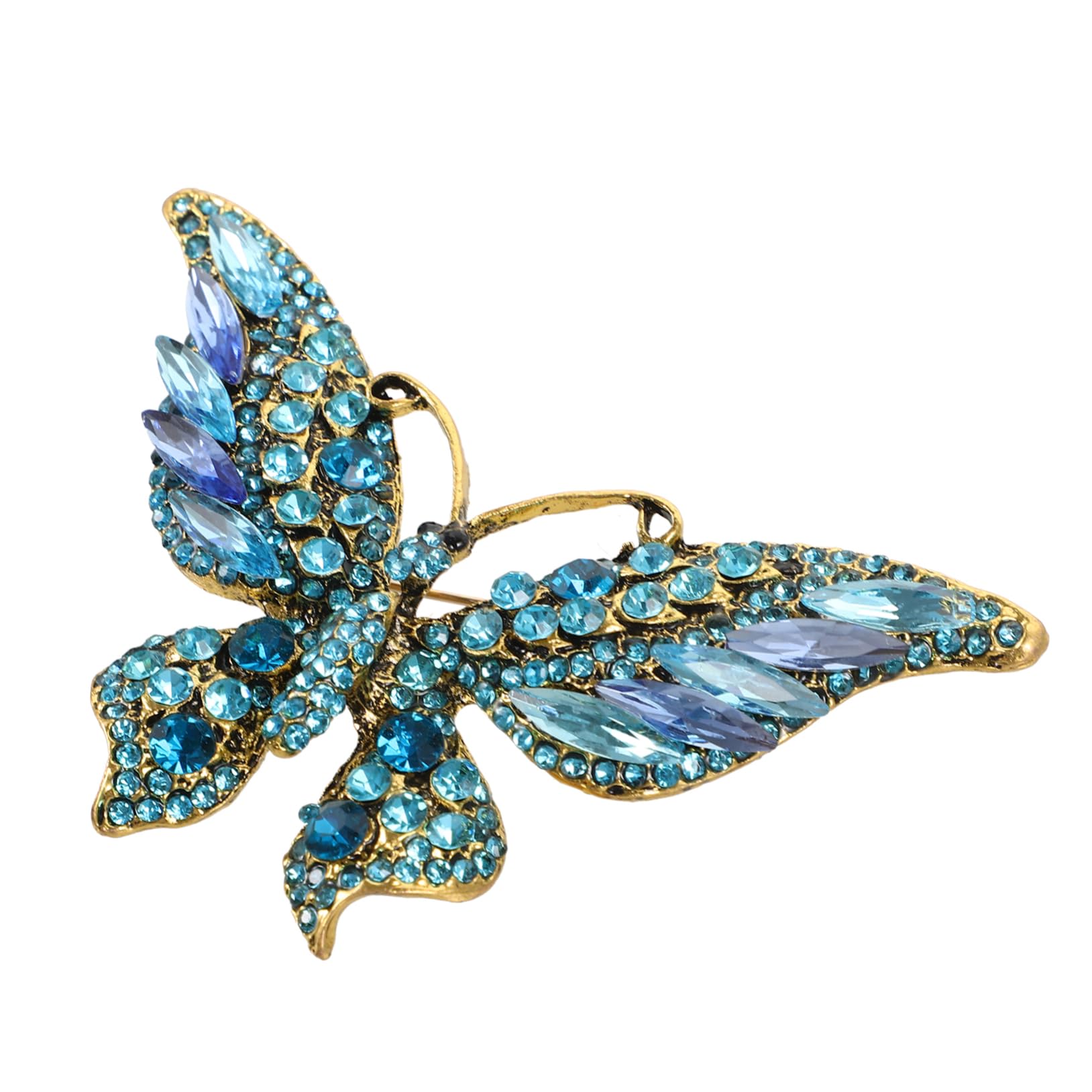 FOMIYES Spilla a Farfalla Carino Decorativo Donne Ragazze Pin Del Risvolto Pin Farfalla Spille Di Distintivo Della Farfalla Perni Spilla Da Scialle Lega