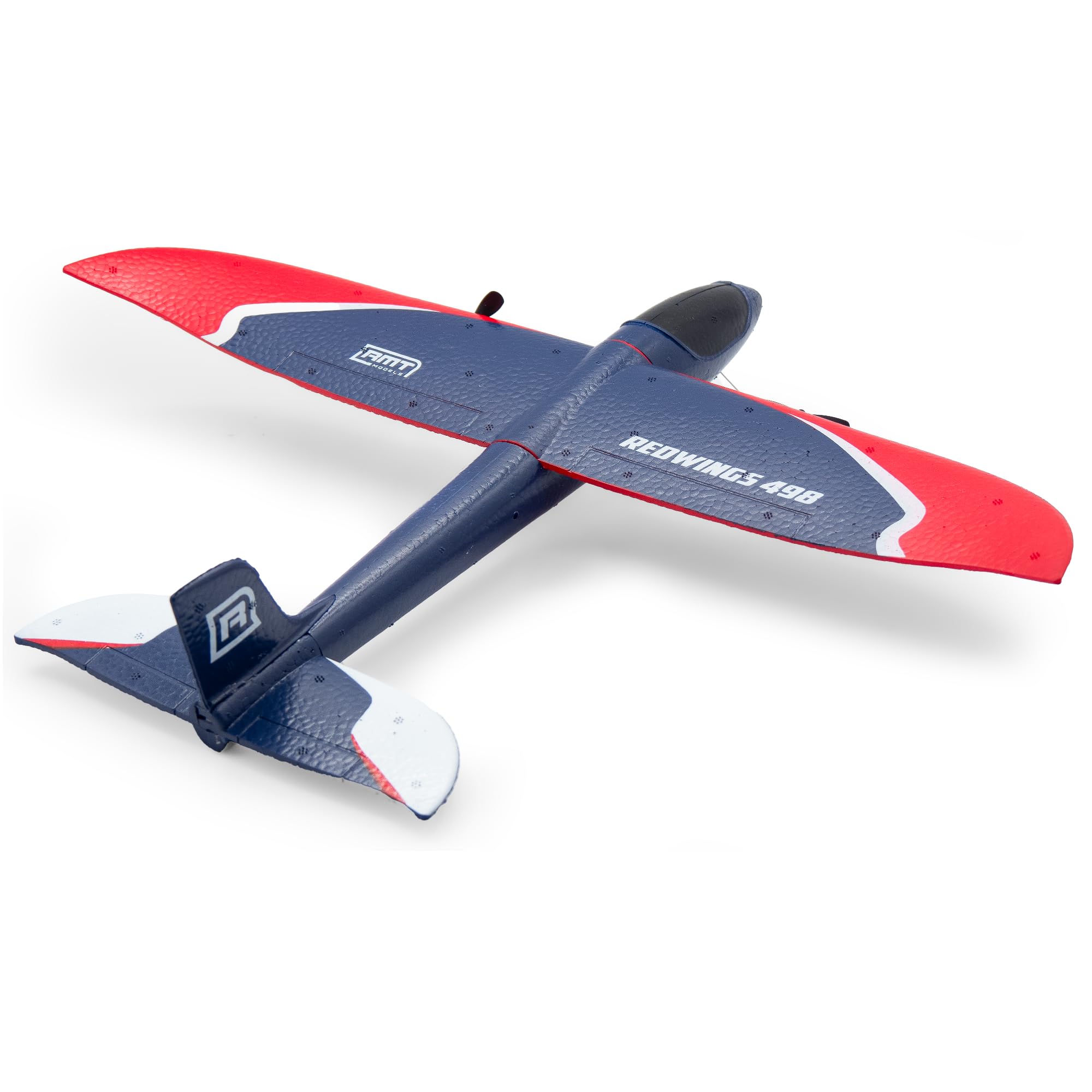 RC Airplane RMT Redwings 498 – wysokiej jakości model RTF z 2 silnikami, konstrukcja EPP, czas lotu 25 minut i sterowanie 2,4 GHz, idealny dla początkujących i dzieci
