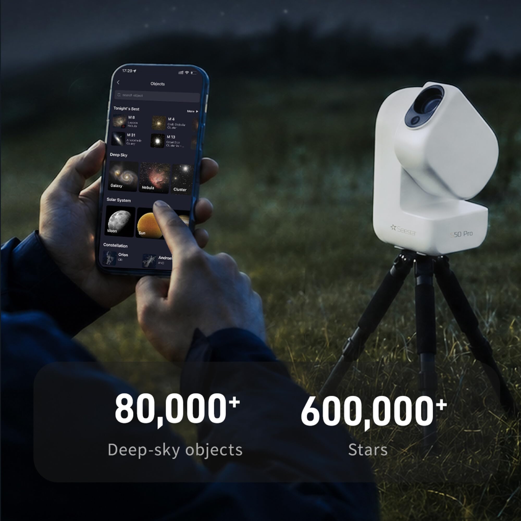 ZWO Smart Telescope Ap 50/260 Seestar S50 Pro
