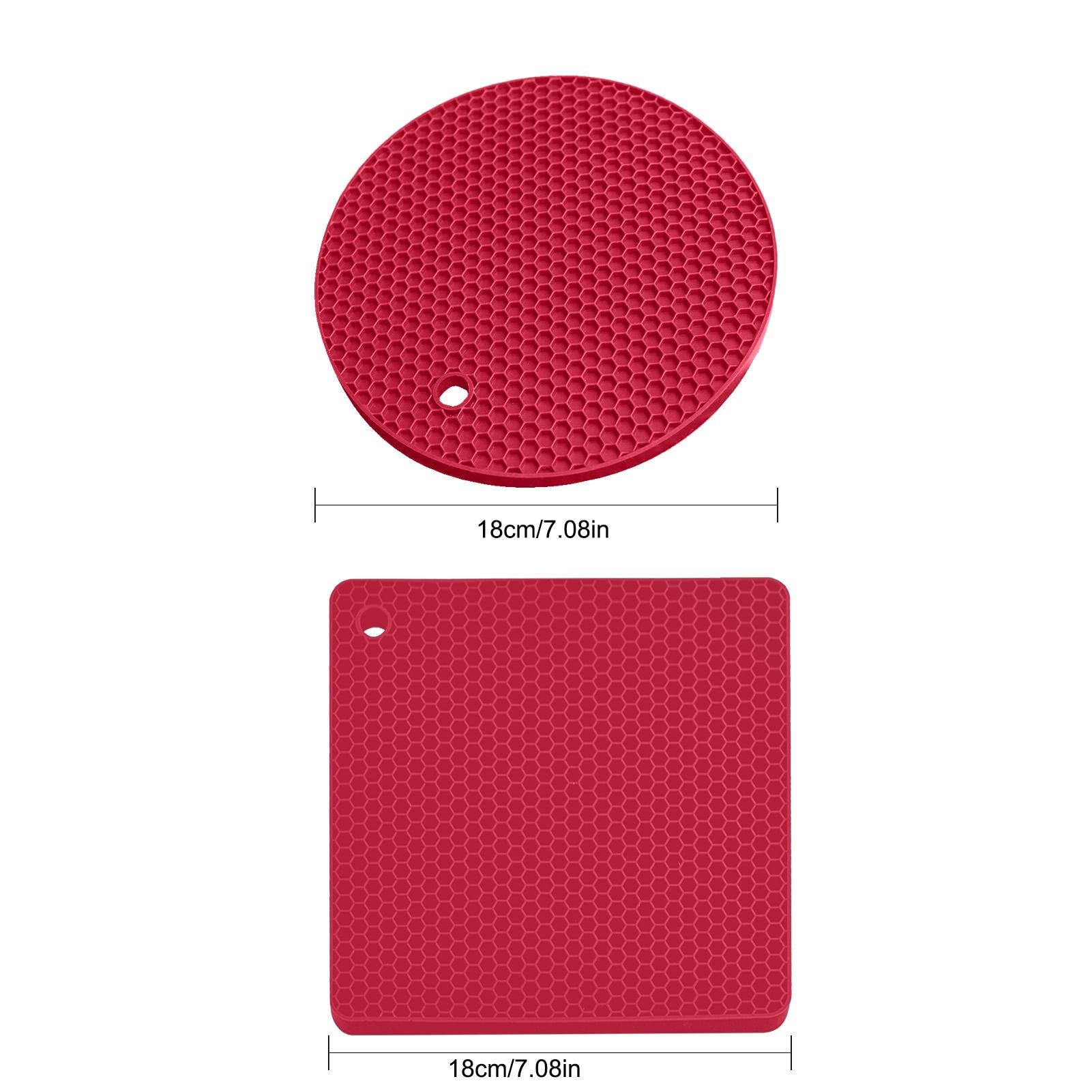 Dessous De Plat Multifonction En Silicone | Rouge - - Yannick