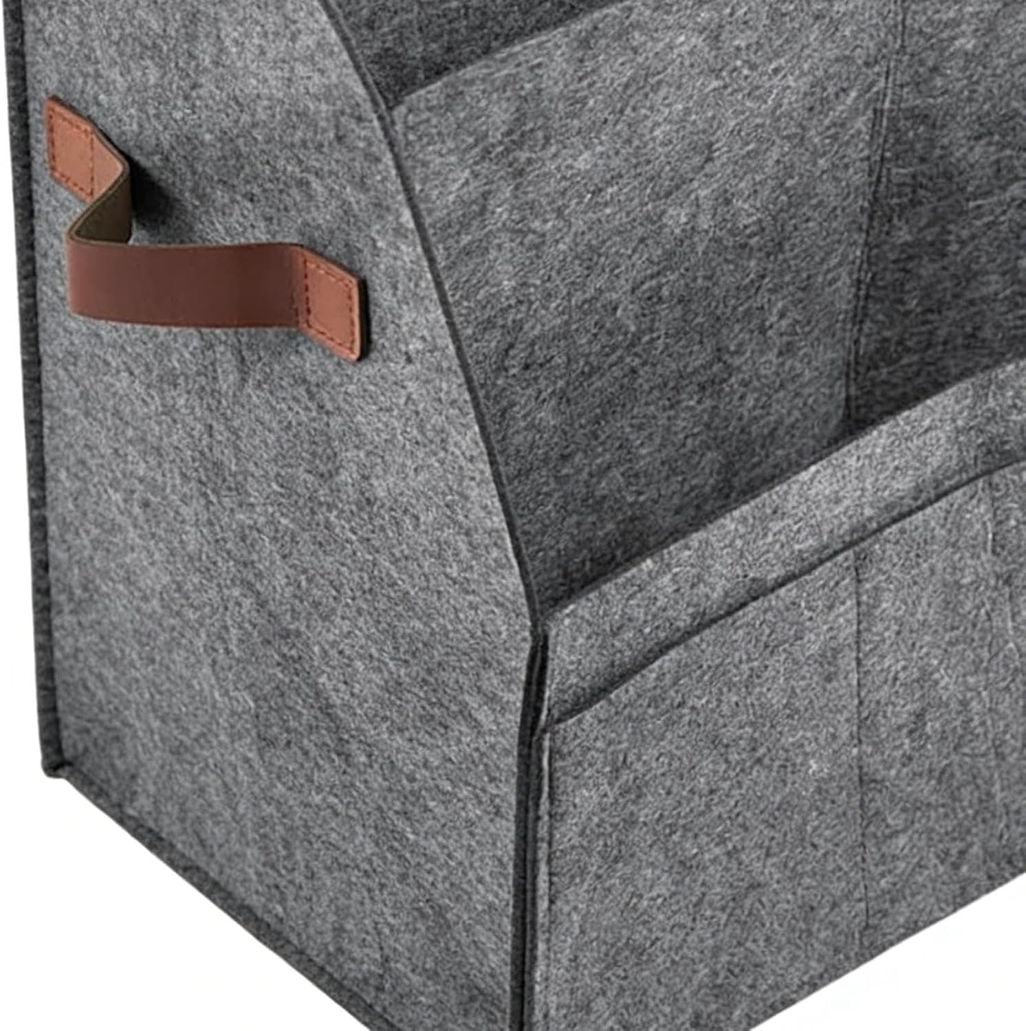 Newspaper Rack 4 Tier Felt Foldable Mail Bin
