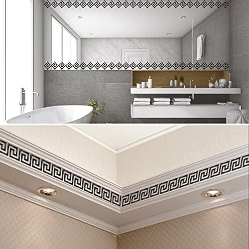 Miniatura 4 de Calcomanías de espejo para bricolaje, removibles, adhesivas, para pared, decoración del hogar, sala de arte, dormitorio, fondo (patrón geométrico de