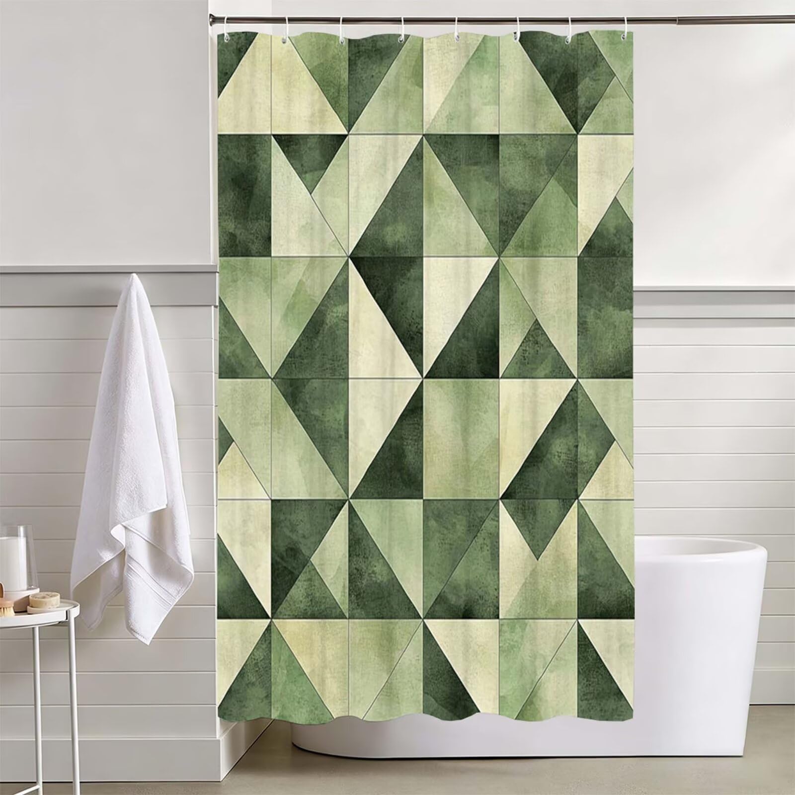 Tenda da Doccia colore senape, Tenda Doccia 180x180cm L-109