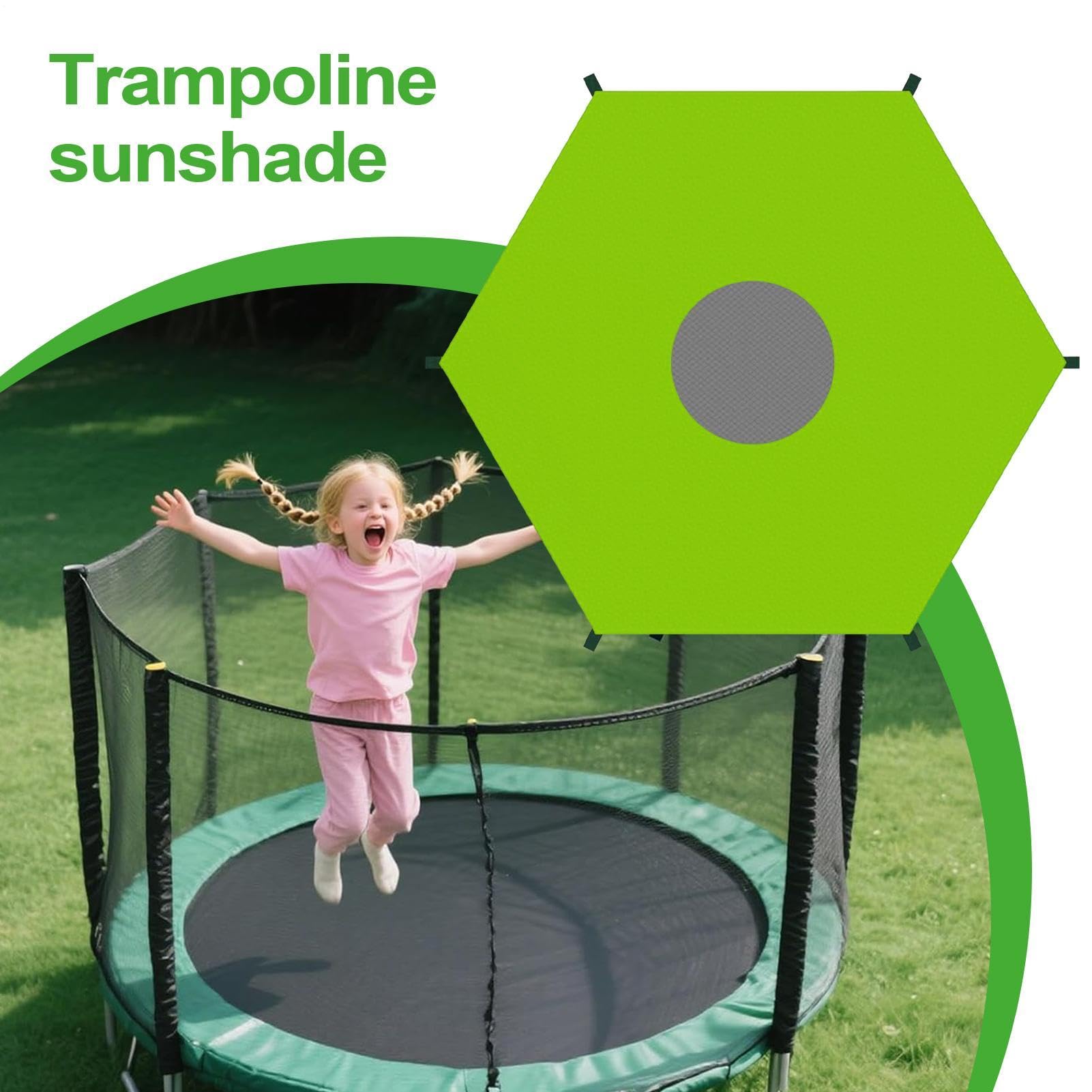 Zadaszenie Trampoliny Zewnętrzna Osłona Przeciwsłoneczna Oxford