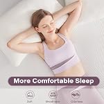 SOOSLEEPY Full Size Memory Foam Mattress Topper 3 Inch with Removable Soft Cover Ventilated Breathable Cooling Mattress Pad Portable Bed Topper for Back Pain and Pressure Relief, CertiPUR-US Certified