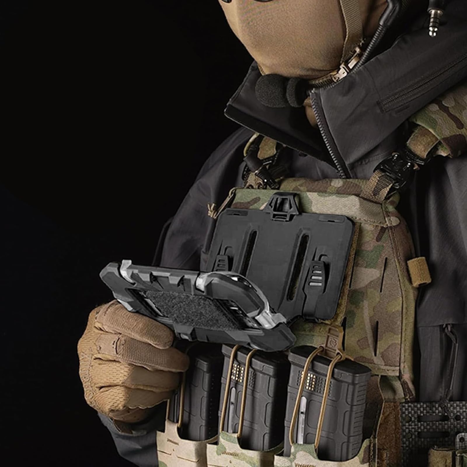 Custodia Tattica Per Telefono Amministrativa MOLLE Gilet Da Caccia - Foto 7