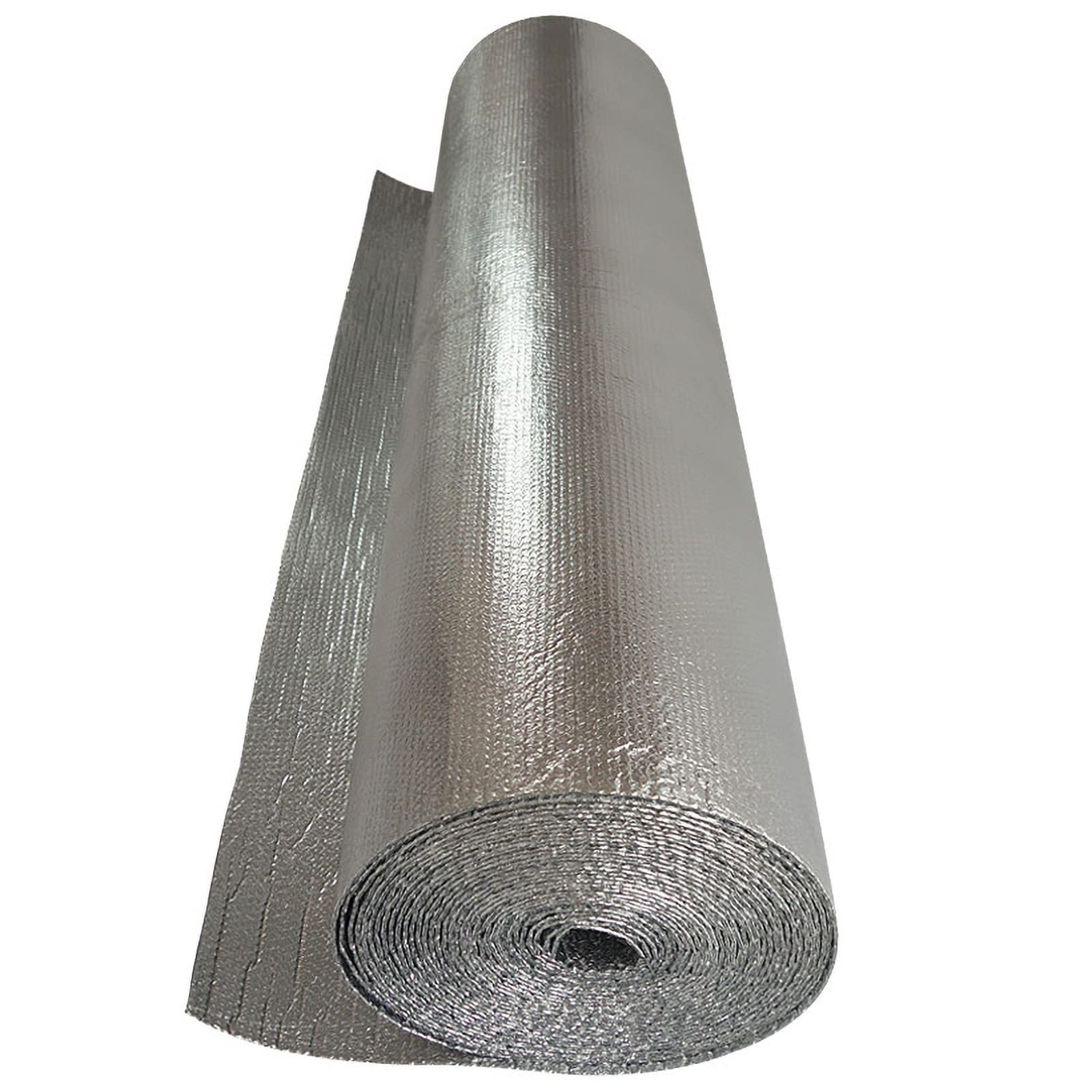 Réflecteur Radiateur Panneaux isolants en Feuille à Bulles Double Isolation en Aluminium Anti-lumière sans déchirure Barrière de Vapeur, barrière de rayonnement Toit, Isolation de Grenier Feuille tec