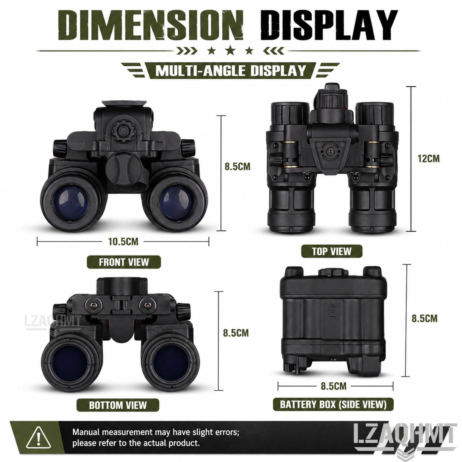 AN/PVS-31 NVG-Attrappe mit Verstellbarer L4G24-Halterung