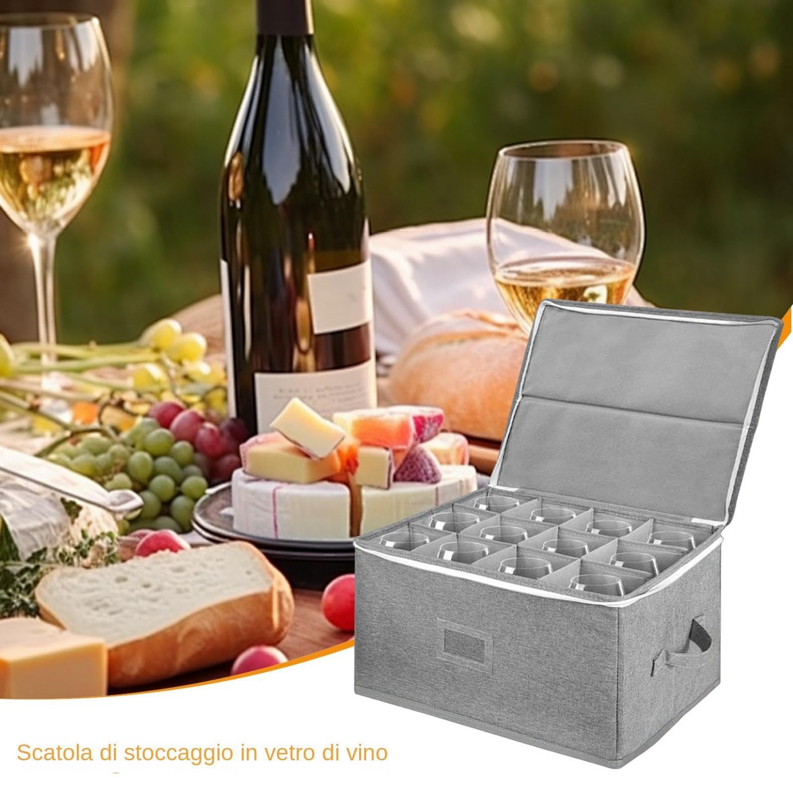 Récipients pour verrerie organiseur flexible pour boîte porte-verres
