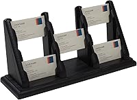 Vista 2 de Wooden Mallet, Tarjetero negro de 9 bolsillos para encimera