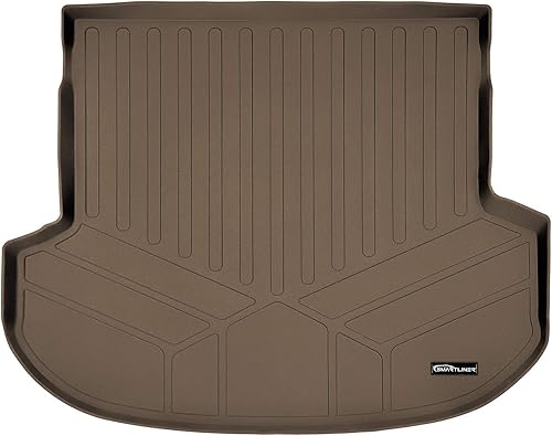 Miniatura 17 de SMARTLINER Alfombrillas de piso de 2 filas y forro de carga detrás de la tercera fila compatibles con Hyundai Palisade 2020-2025 Hyundai Elantra