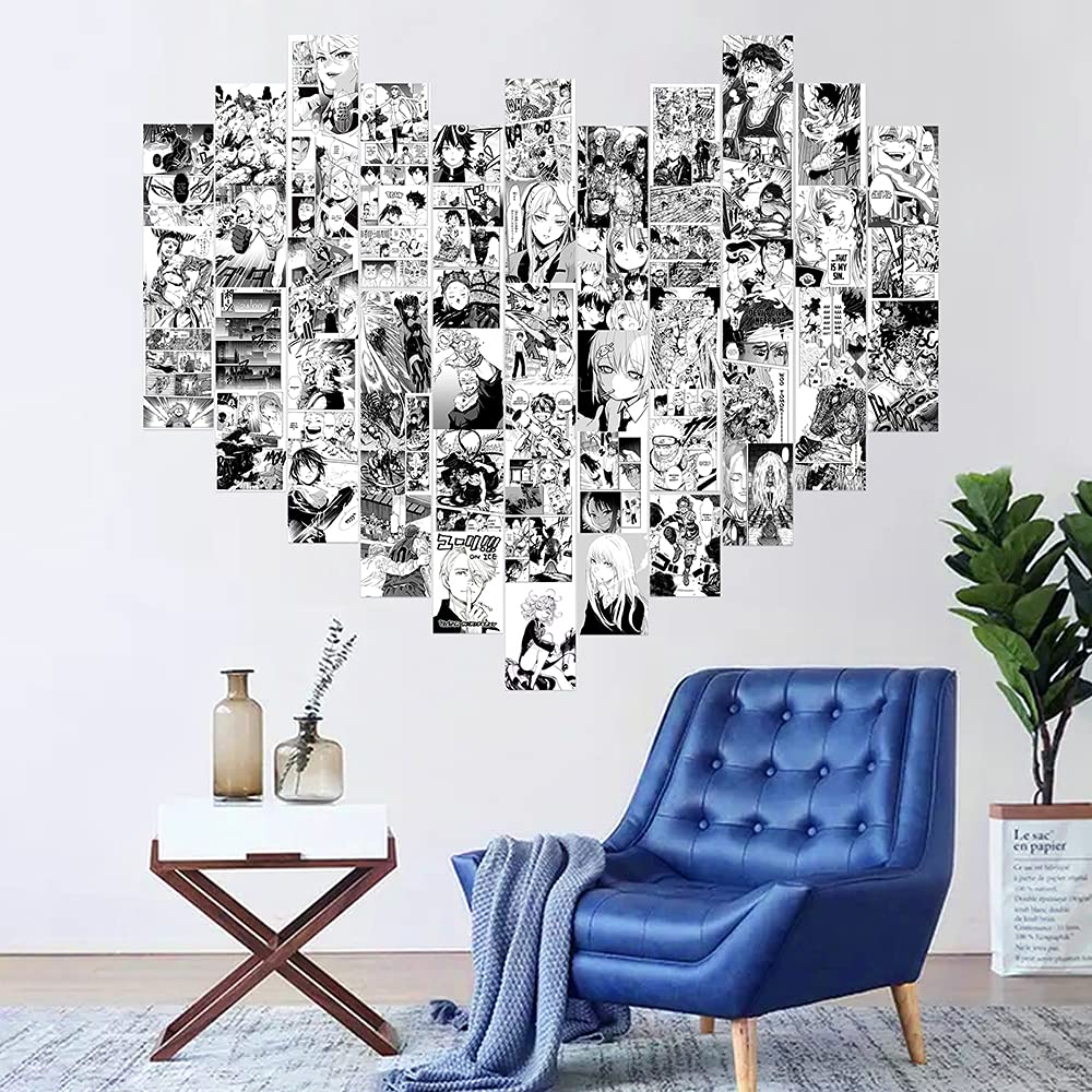 Buy 50Pcs Anime Wall Collage kit Aesthetic Pictures, Anime Collage Kit