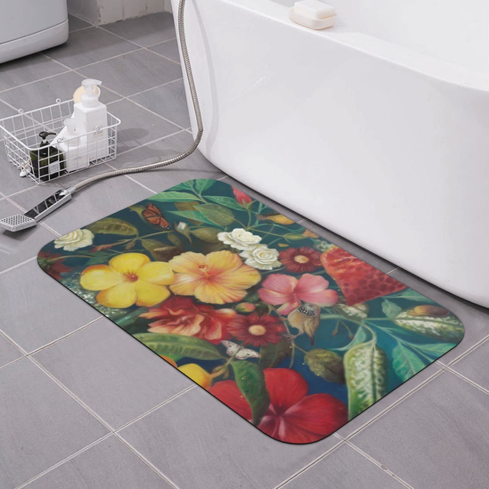 Tapis de bain super absorbant et antidérapant séchage rapide
