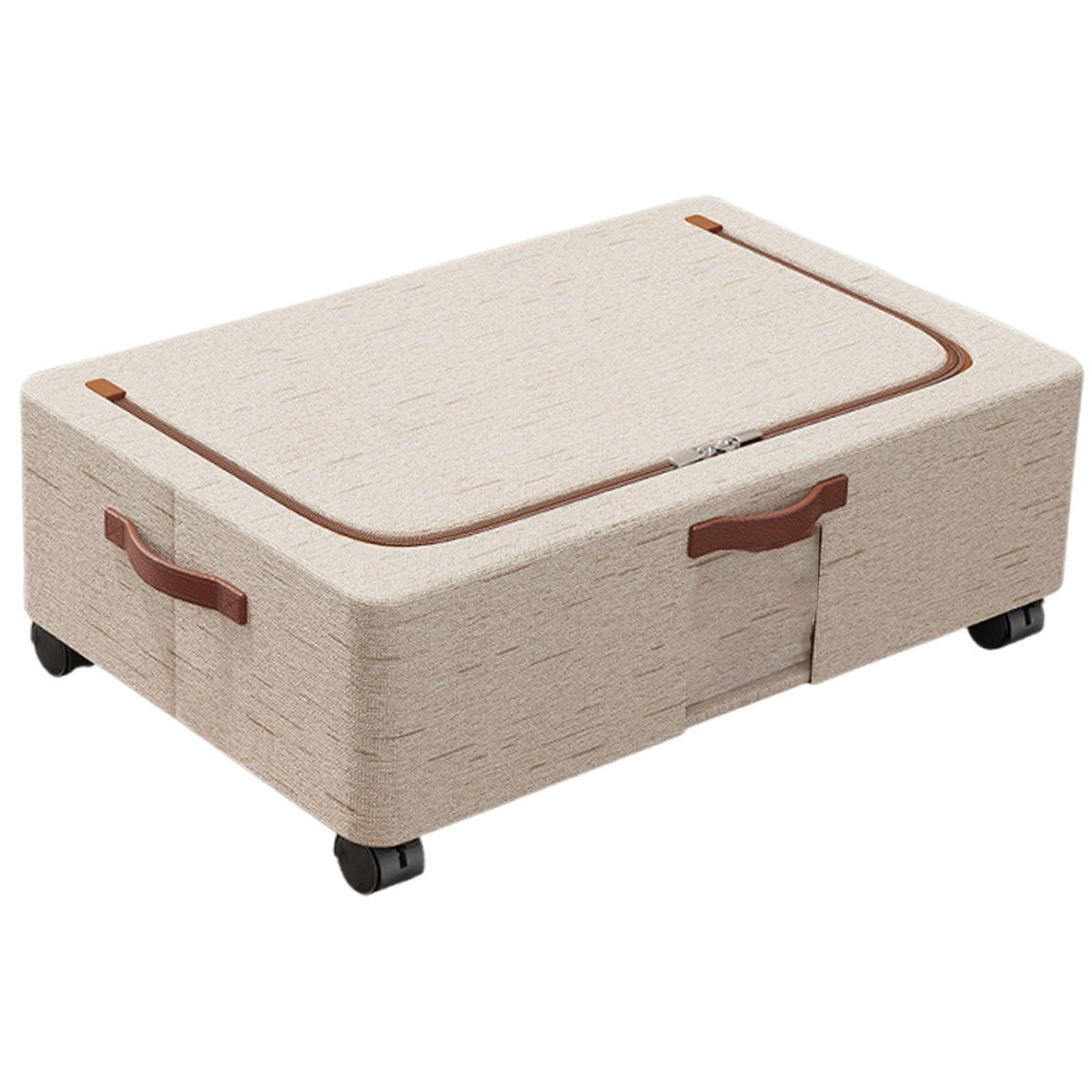 Boîte de rangement à roulettes sous le lit Sharplace 50x30x15cm