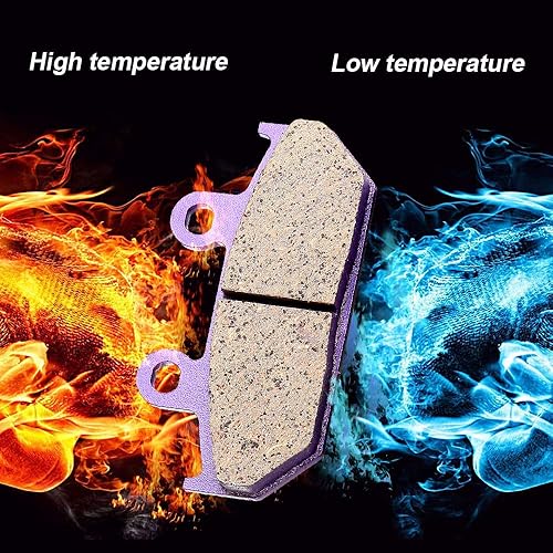 Miniatura 5 de SCITOO Pastillas de freno de fibra de carbono para Honda Goldwing 1500 GL1500A Aspencade, para Honda Goldwing 1500 GL1500I Interstate, para Honda