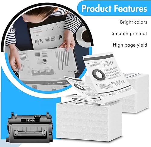 Miniatura 5 de CE390A 90A Cartucho de tóner negro de repuesto para HP 90A CE390A 90X CE390X para HP Enterprise 600 M601 M602 M603 Series M455f M4555 MFP Series