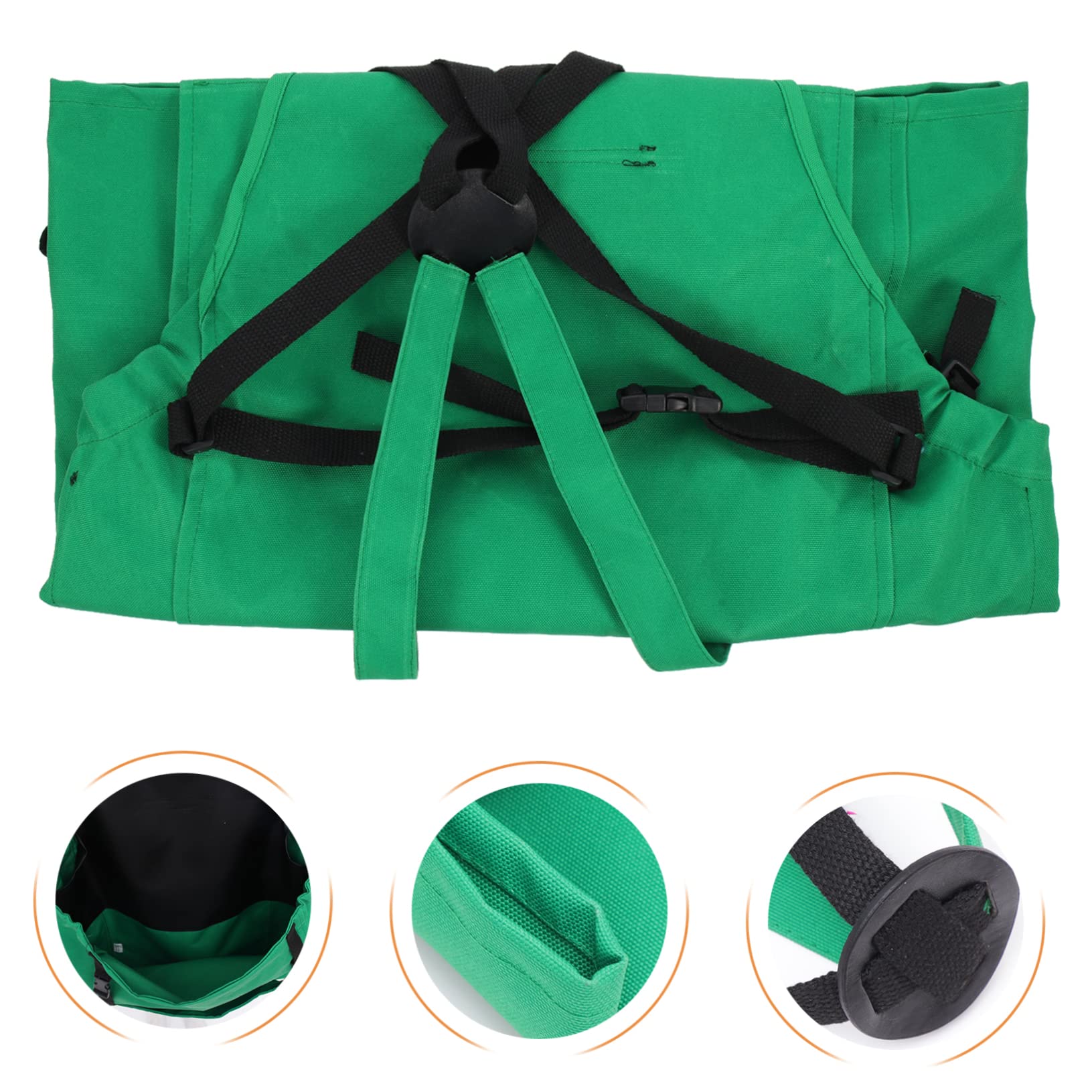 MAGICLULU grembiule da giardinaggio organizzazione della dispensa grembiule da raccolta Grembiule regolabile grembiuli di frutta grembiule per la raccolta di frutta e verdura vela di cotone