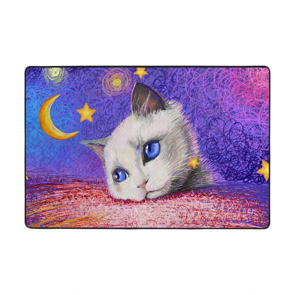 Tapis de salon 203x147 cm isolant et doux pour réchauffer les sols froids