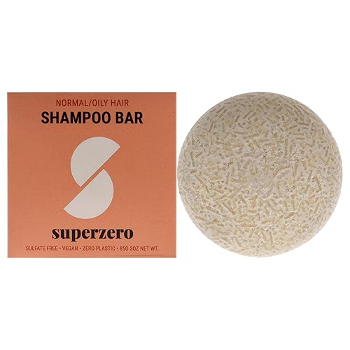 Superzero Champú en barra Champú normal y graso unisex 3 oz