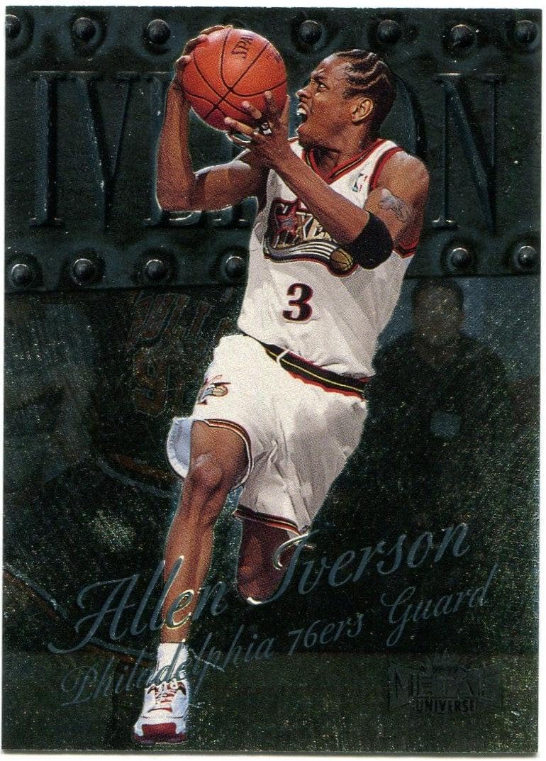 Allen Iverson 1998 Skybox Metal Universe Card - Unsigned Basketball Cards