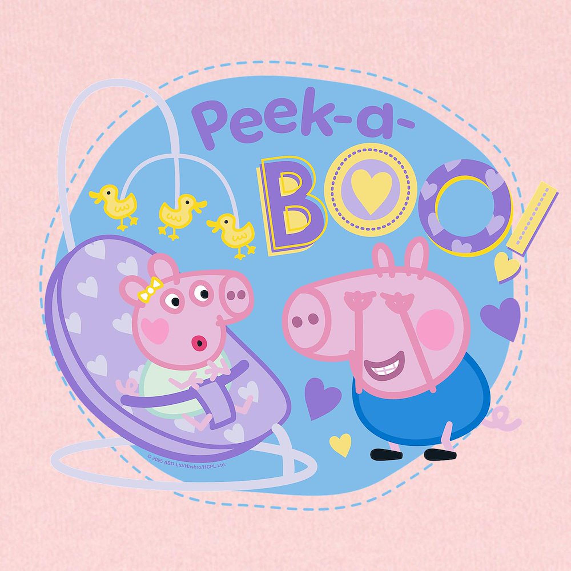 CafePress Peppa Pig: Peek A Boo Baby Blanket, Super Soft Newborn Swaddle
