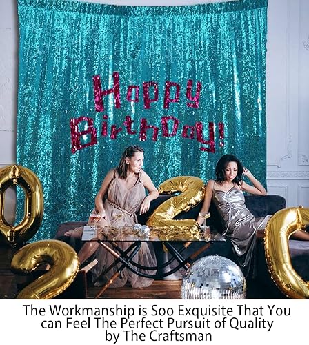 Miniatura 4 de Pardecor The Yard - Tela de lentejuelas reversible de sirena de color negro a blanco de 1 yarda, tela con purpurina abatible para coser vestidos de