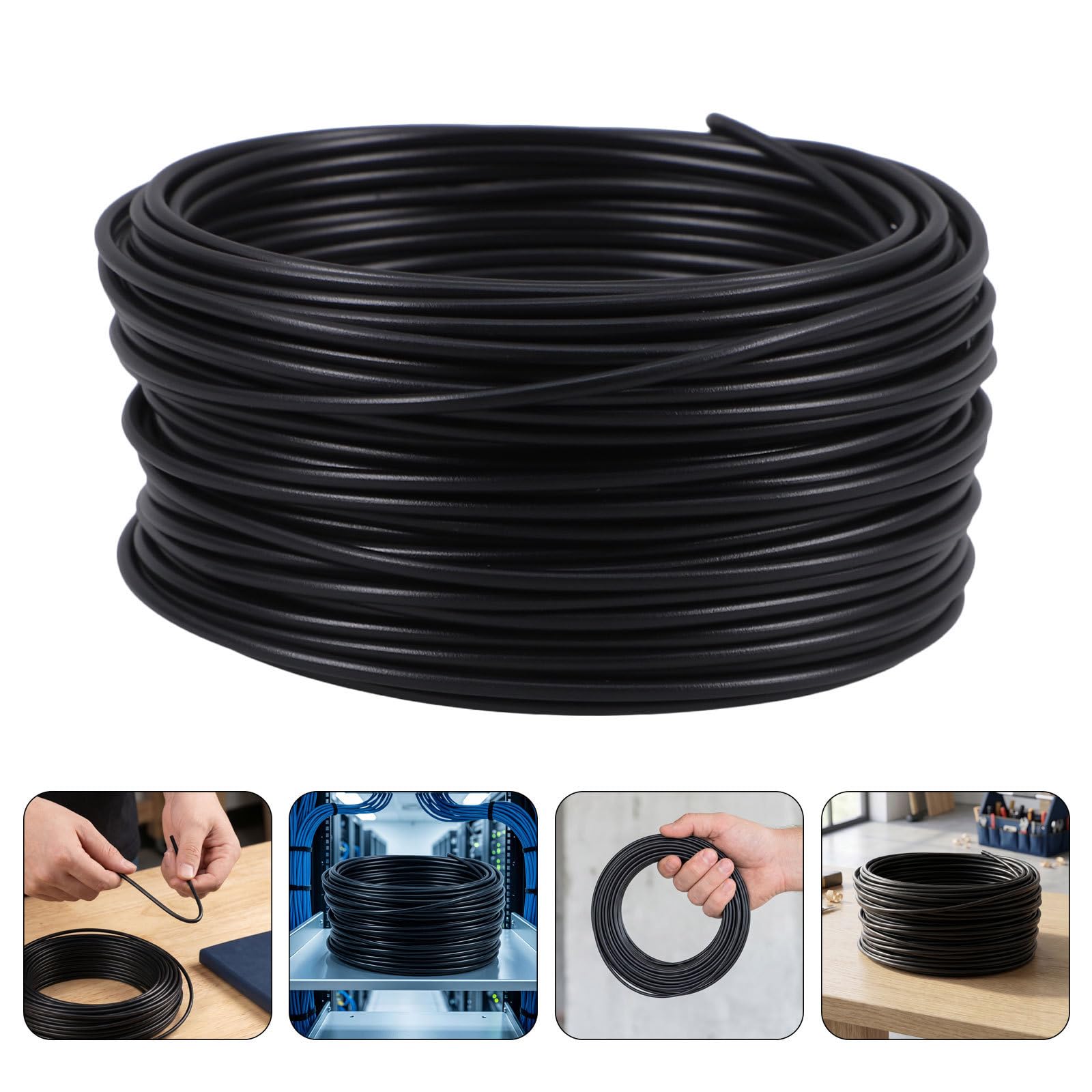4 Piezas Brida de Sujeción de Cables Eléctricos