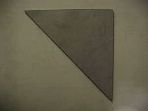 1/4 Steel Plate Gusset 3x3, A36 Triangle Steel Bahrain