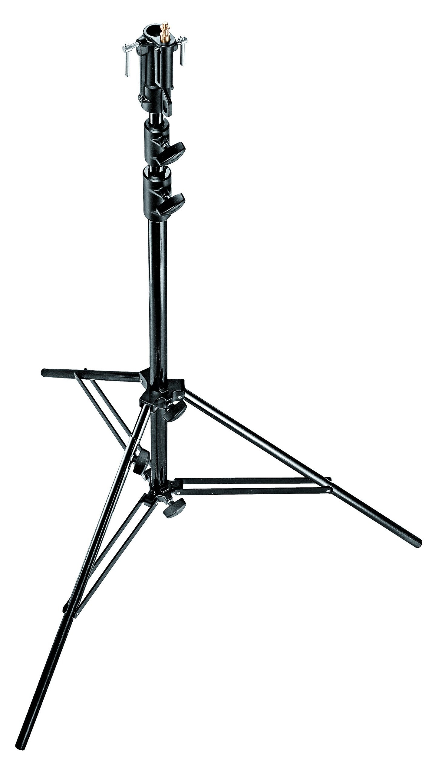 Manfrotto 007BSU Stativo Serie Junior Massima Capacità Di Carico, 20 Kg, Massima Altezza 325 Cm Per Luci, 3 Sezioni, In Acciaio, Nero - 4