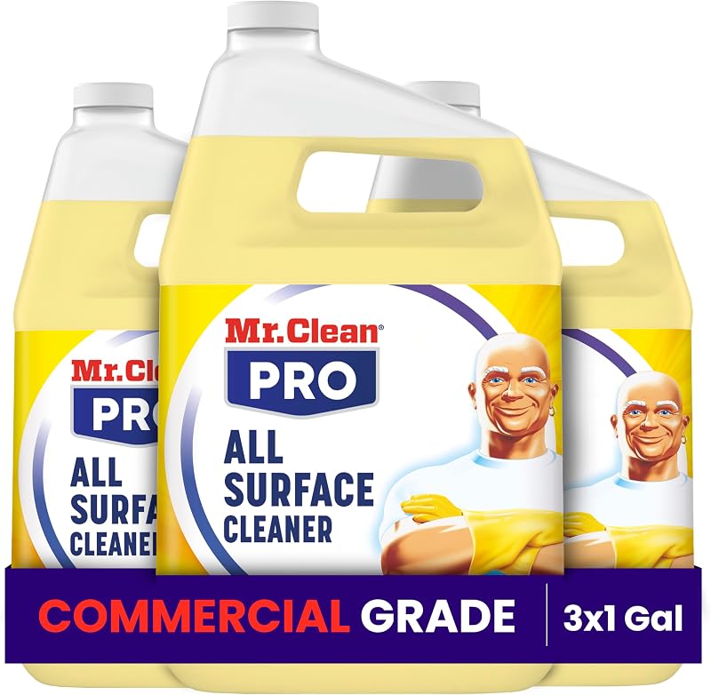 Mr. Clean PRO All Surface Cleaner Refills, Commercial Use (1 gal, 3 pack)