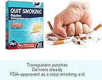 Vista 2 de Parches para dejar de fumar Paso 3, Paso 3 para dejar de fumar, 7 mg entregados durante 24 horas, ayuda para fumar para ayudar a dejar de fumar 30