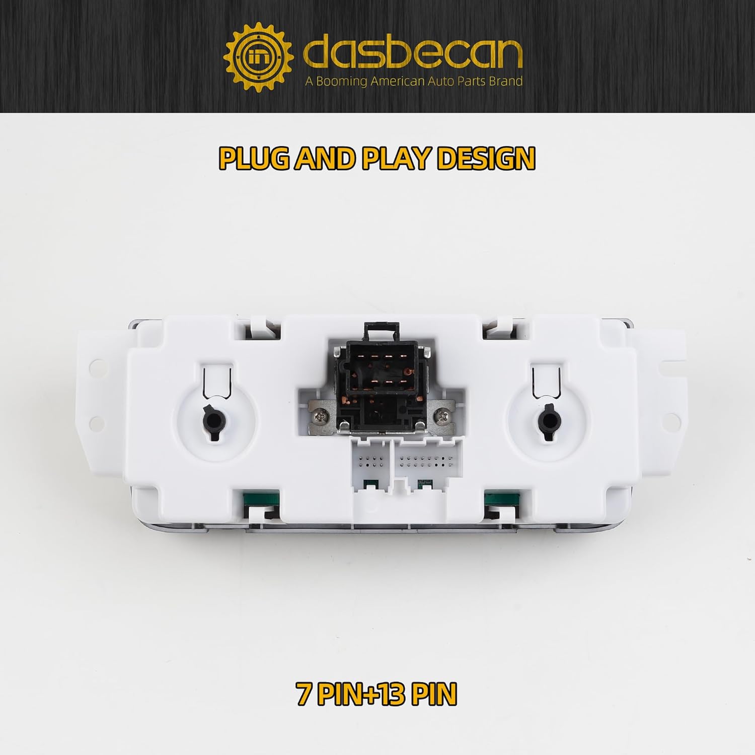 Dasbecan 599-141 A/C Climate Control Module Temperature Control Panel Compatible with Chevrolet Cobalt 2005 -2009 Pontiac G5 2007-2009 Replaces# 599141