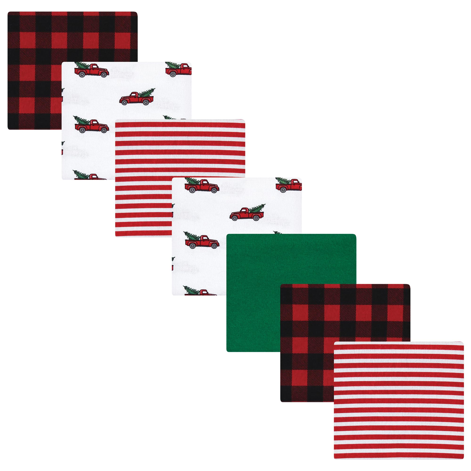 Luvable Friends Little Treasure Flannel Receiving Blankets 7pk