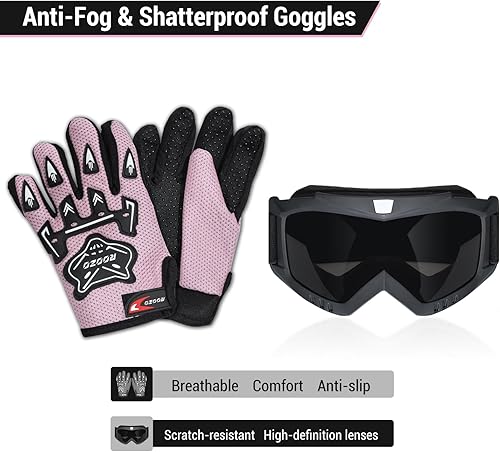 Miniatura 8 de Casco de motocross para jóvenes, certificado por DOT, casco de motocicleta de cara completa para todoterreno, cuatrimoto, paseos en la calle,