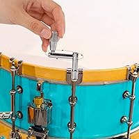 Vista 5 de 5 Pack Drum Key Tool Stainless Steel Drum Tuner Key Chain Drum Tuning Tool Include Continuous Motion Speed Key Universal Drum Key Keychain Drum