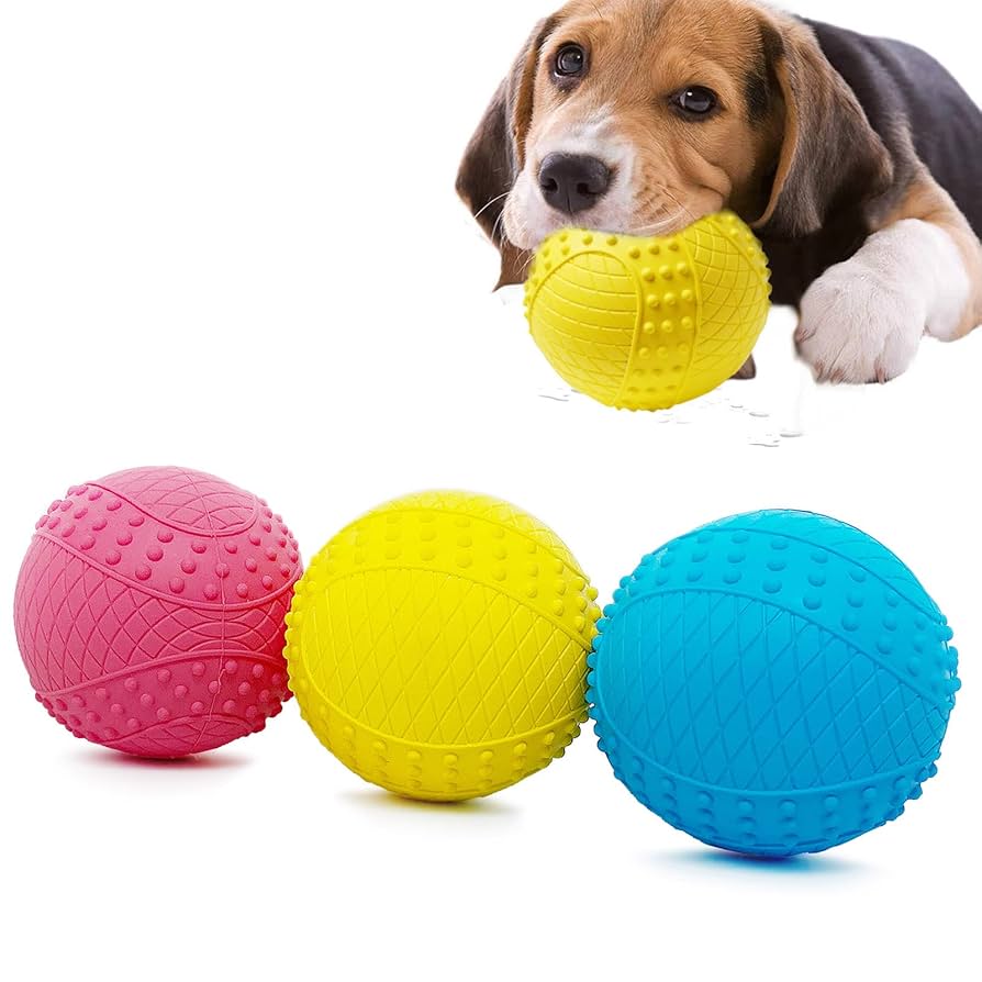 Amazon | 犬おもちゃ 犬ボール 音が鳴る 丈夫 噛むおもちゃ