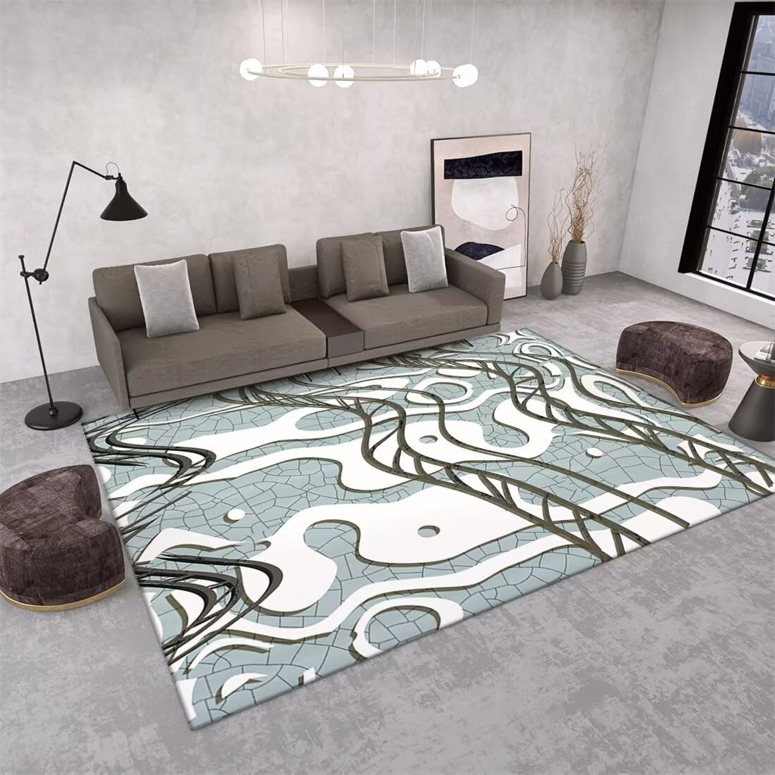 Tapis balcon et cuisine à lignes graphiques pour sublimer votre terrasse