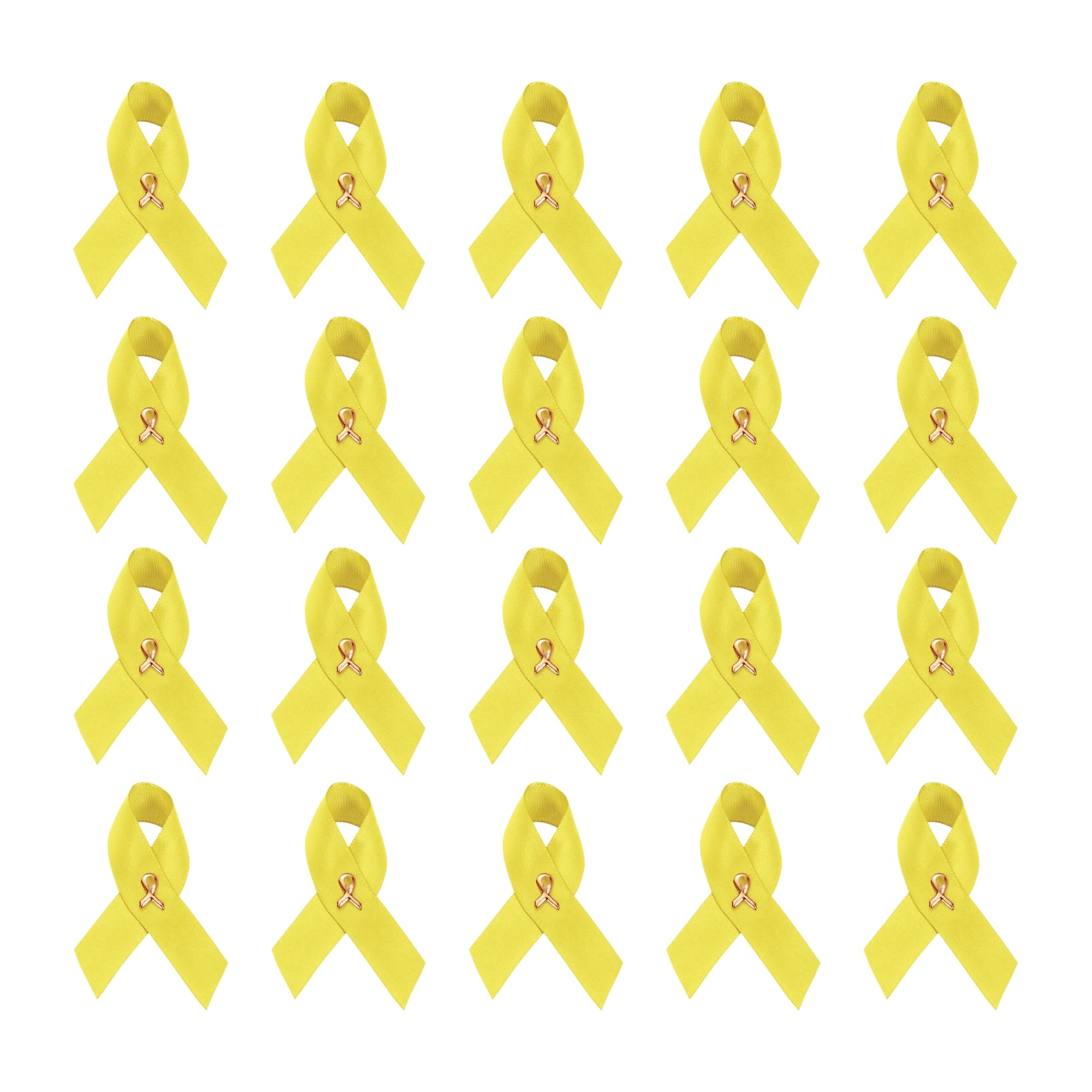 1/2/5/10/25/50/100pcs Satin Awareness Ribbon Pins (Pick your color), for Cancer &amp; Disease Awareness, Bulk Quantities for Fundraising, Events, Gift Giving
